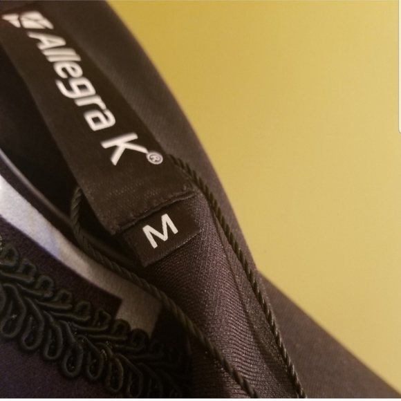 Allegra K Women's Mock Neck 3/4 Sleeve Bodycon Shirred Stretchy Sheath Dress - Picture 9 of 10